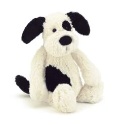 Jellycat Bashful Black & Cream Puppy- Medium H31cm