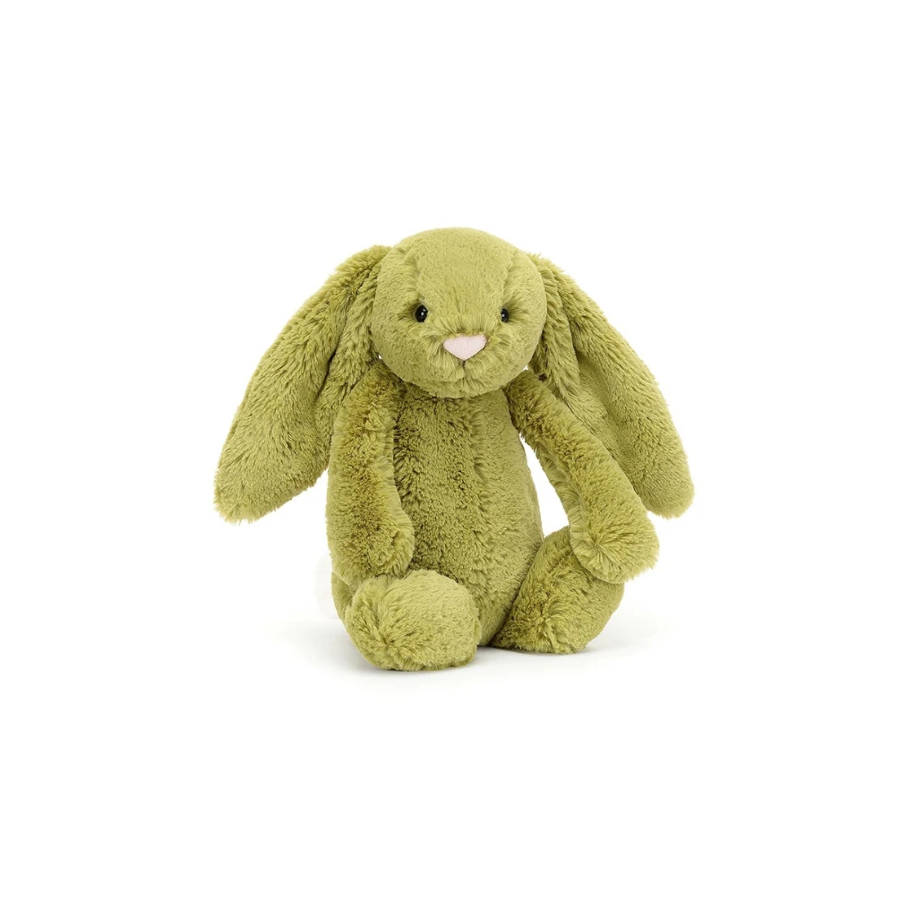 Jellycat Bashful Moss Bunny (Medium) 2 Jellycat Bashful Moss Bunny (Medium) - Image 2