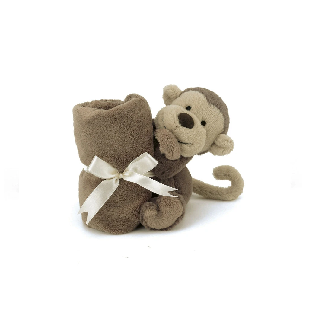 Jellycat Bashful Monkey Soother 2 Jellycat Bashful Monkey Soother - Image 2