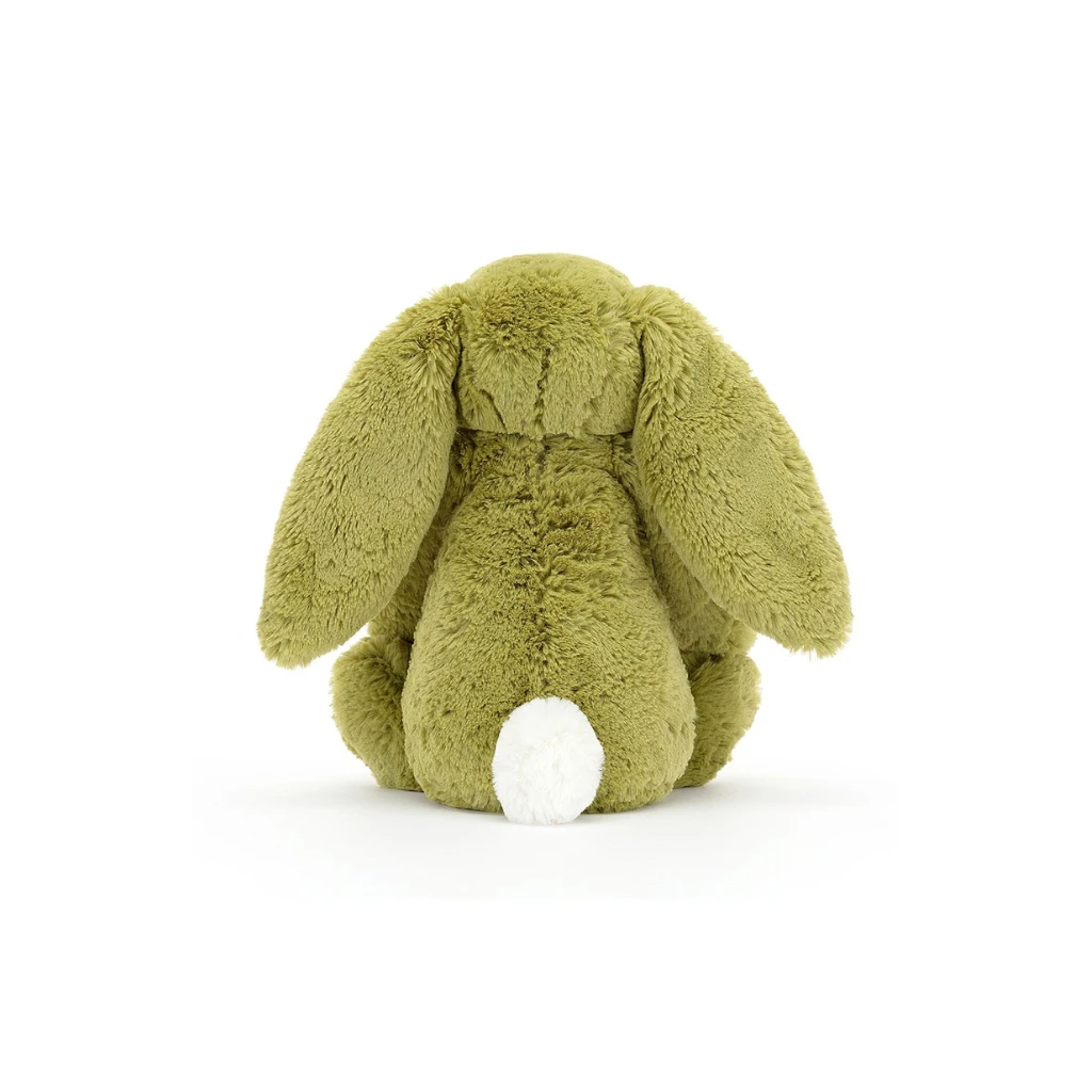 Jellycat Bashful Moss Bunny (Medium) 4 Jellycat Bashful Moss Bunny (Medium) - Image 4