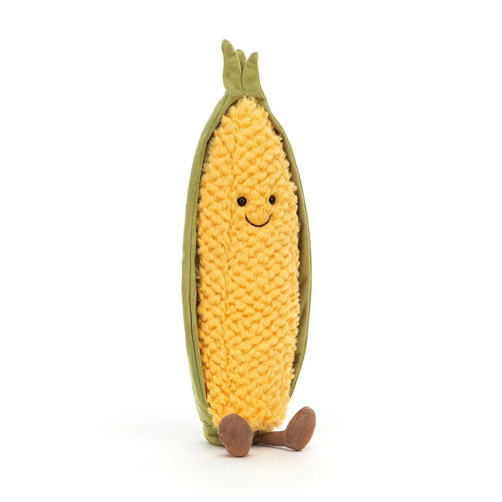 JellyCat Amuseable Sweetcorn - H30cm 1 JellyCat Amuseable Sweetcorn - H30cm