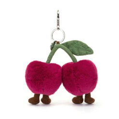Jellycat Amuseables Cherries Bag Charm -JELLYCAT Store A4CHSBC 3 53361
