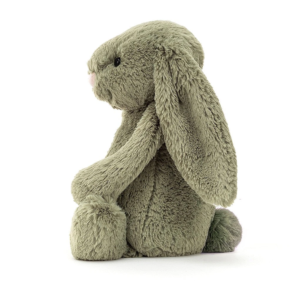 Jellycat Bashful Fern Bunny - Small H18cm 2 Jellycat Bashful Fern Bunny - Small H18cm - Image 2