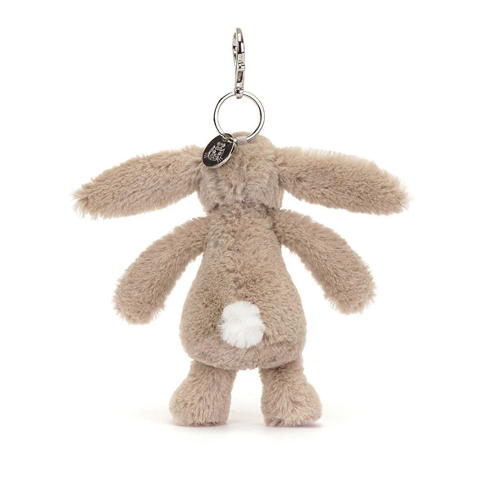 Jellycat Blossom Beige Bunny 'Petal' Bag Charm 2 Jellycat Blossom Beige Bunny 'Petal' Bag Charm - Image 2
