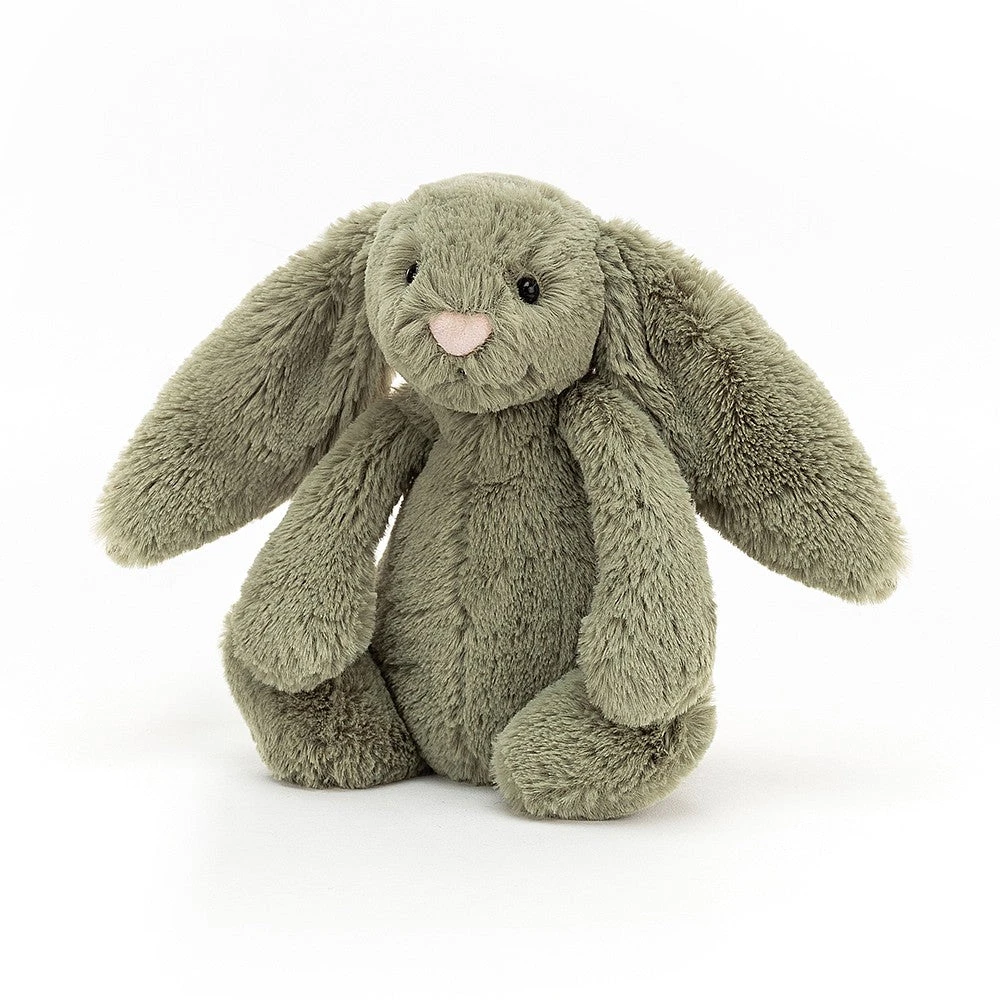 Jellycat Bashful Fern Bunny - Small H18cm 1 Jellycat Bashful Fern Bunny - Small H18cm