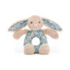 JellyCat Blossom Beige Bunny Grabber - H13cm