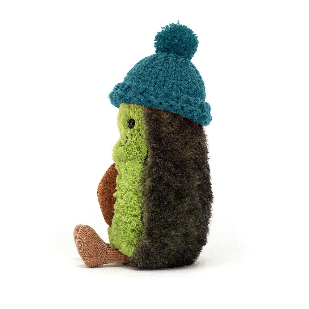 JellyCat Amuseable Cozi Avocado Teal - H16cm 2 JellyCat Amuseable Cozi Avocado Teal - H16cm - Image 2