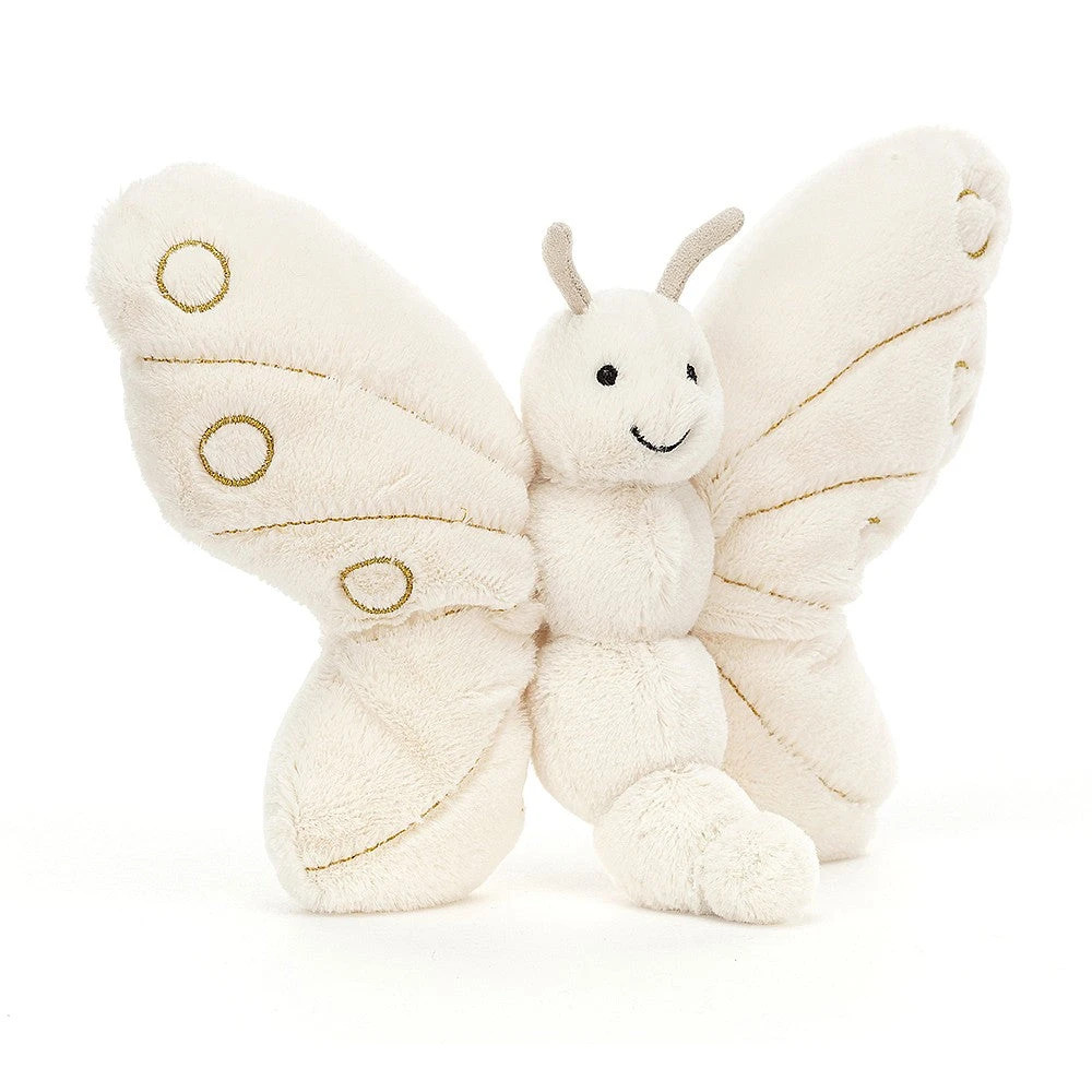 JellyCat Glistening Winter Butterfly - H17cm 1 JellyCat Glistening Winter Butterfly - H17cm