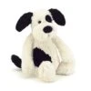 JELLYCAT Bashful Black & Cream Puppy Original (Medium)
