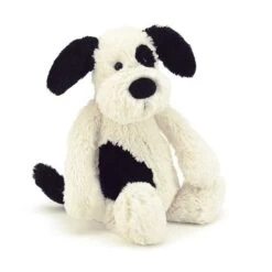 JELLYCAT Bashful Black & Cream Puppy Original (Medium)
