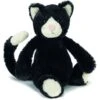 JELLYCAT Bashful Black & White Kitten Original (Small)