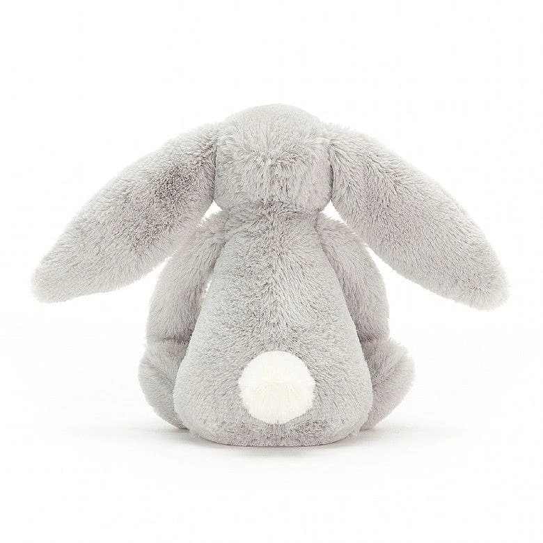 JELLYCAT Bashful Grey Bunny Little (Small) 3 JELLYCAT Bashful Grey Bunny Little (Small) - Image 3