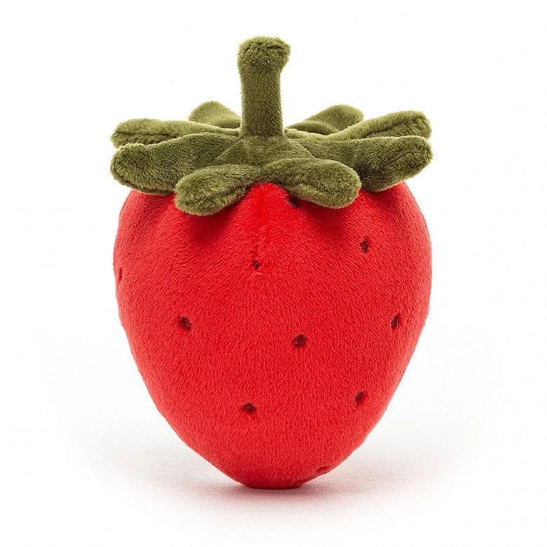 JELLYCAT Fabulous Fruit Strawberry 2 JELLYCAT Fabulous Fruit Strawberry - Image 2