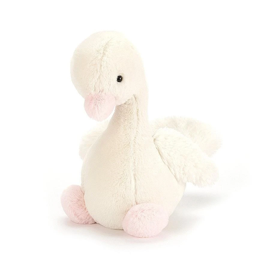 JellyCat Syllabub Swan Pink Chime - H23cm 1 JellyCat Syllabub Swan Pink Chime - H23cm