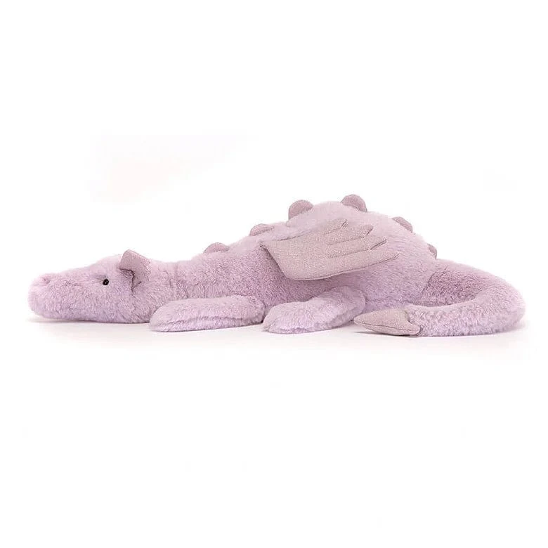 JELLYCAT Lavender Dragon Medium 2 JELLYCAT Lavender Dragon Medium - Image 2