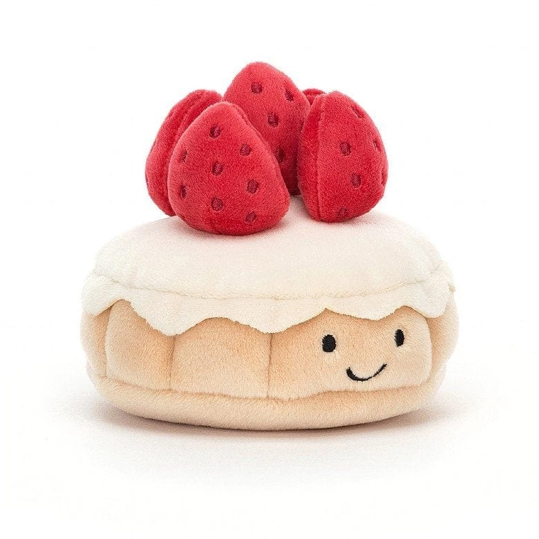JELLYCAT Pretty Patisserie Tarte Aux Fraises 1 JELLYCAT Pretty Patisserie Tarte Aux Fraises